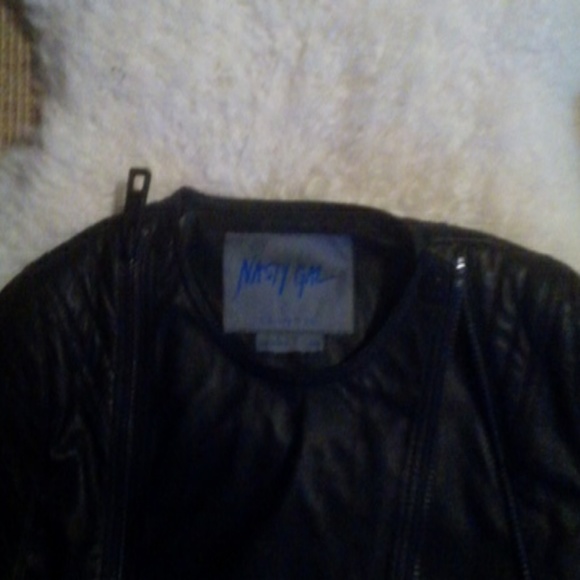 Nastygal faux leather jacket. - Picture 2 of 4